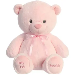 Large Pink My First Teddy Bear by Ebba