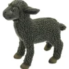 Lifelike Black Lamb Stuffed Animal by Hansa - Handcrafted - 12 Inch