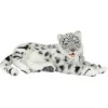 Lifelike Lying Snow Leopard Stuffed Animal by Hansa