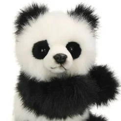 Lifelike Panda Bear Stuffed Animal by Hansa