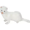 Lifelike White Ferret Stuffed Animal by Hansa