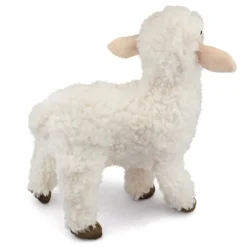 Lifelike White Lamb Stuffed Animal by Hansa - Handcrafted - 10 Inch