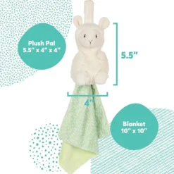 Lil' Luvs Liam Baby Safe Plush Llama Tuck-Away Lovey by Gund
