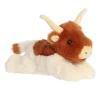 Little Buck the Stuffed Longhorn Cow Mini Flopsie by Aurora