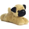 Little Pugster the Stuffed Pug Mini Flopsie by Aurora