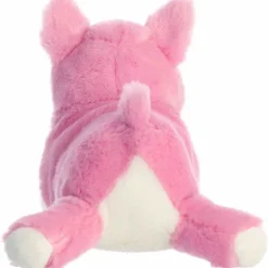 Little Rose the Stuffed Pink Corgi Mini Flopsie by Aurora