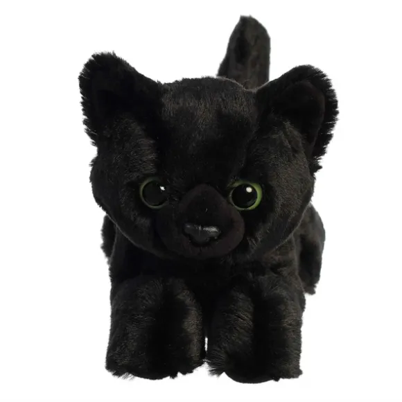 Little Twilight the Stuffed Black Cat Mini Flopsie by Aurora