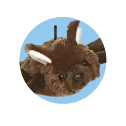 Little Wing the Stuffed Brown Bat Mini Flopsie by Aurora