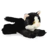 Maynard the Stuffed Black and White Cat Mini Flopsie by Aurora