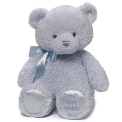 Medium Blue Baby Safe My First Teddy Bear by Gund