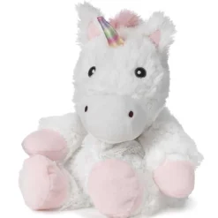 Microwavable Weighted and Scented White Unicorn Stuffed Animal by Warmies