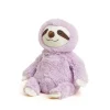 Microwavable Weighted and Scented Purple Sloth Stuffed Animal by Warmies