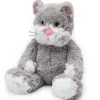 Microwavable Weighted and Scented Gray Cat Stuffed Animal by Warmies