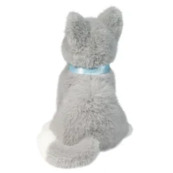 Mini 6 Inch Stuffed Grey Cat by Douglas