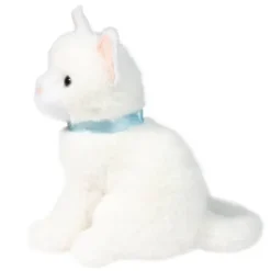 Mini 6 Inch Stuffed White Cat by Douglas