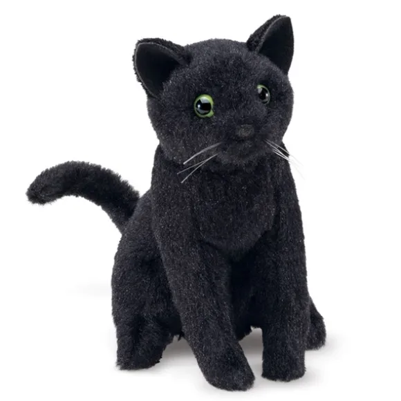 Mini Black Cat Finger Puppet by Folkmanis Puppets