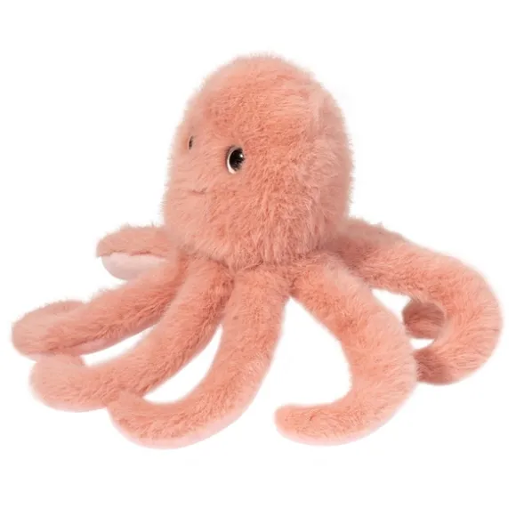 Mini Pink 9 Inch Stuffed Octopus by Douglas