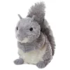 Nutty the Stuffed Gray Squirrel Mini Flopsie by Aurora