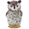 Osmond the Stuffed Great Horned Owl Mini Flopsie by Aurora