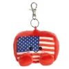 Palm Pals Clip-On 4 Inch Plush Indivisible Flag Bag Charm by Aurora