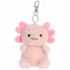 Palm Pals Clip-On 4 Inch Plush Ax Axolotl Bag Charm by Aurora