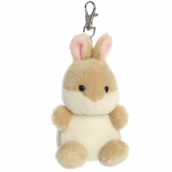 Palm Pals Clip-On 4 Inch Plush Ella Bunny Bag Charm by Aurora