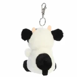Palm Pals Clip-On 4 Inch Plush Sweetie Cow Bag Charm by Aurora