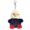 Palm Pals Clip-On 4 Inch Plush Patriot Eagle Bag Charm by Aurora