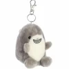Palm Pals Clip-On 4 Inch Plush Chomps Shark Bag Charm by Aurora