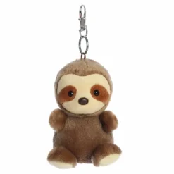 Palm Pals Clip-On 4 Inch Plush Slomo Sloth Bag Charm by Aurora