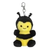 Palm Pals Clip-On 4 Inch Plush Queeny Bee Bag Charm by Aurora
