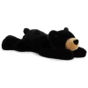 Papa Huggawug the Jumbo Lying Stuffed Black Bear by Aurora