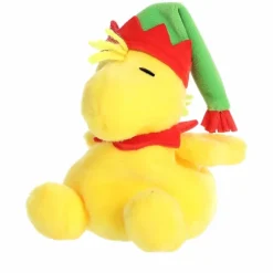 Peanuts Plush Woodstock with Elf Hat Palm Pals by Aurora