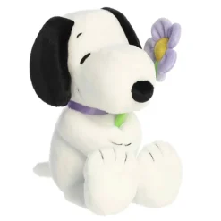 Peanuts Snoopy with Flower Stuffed Animal by Aurora