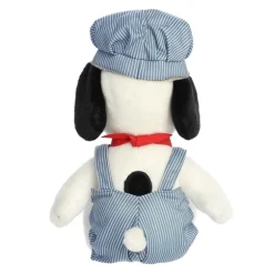 Peanuts Train Engineer Snoopy Stuffed Animal by Aurora