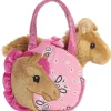 Pink Paisley Fancy Pals Pet Carrier with Plush Horse by Aurora