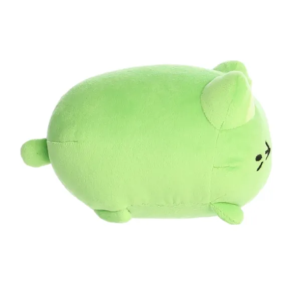 Pistachio the Green Stuffed Cat Meowchi Plush by Aurora
