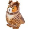 Plush Great Horned Owl Audubon Bird with Sound by Wild Republic