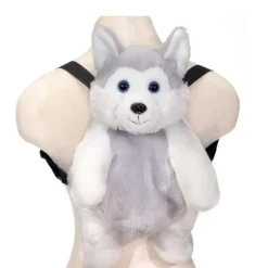 Plush Wolf Backpack by Fiesta