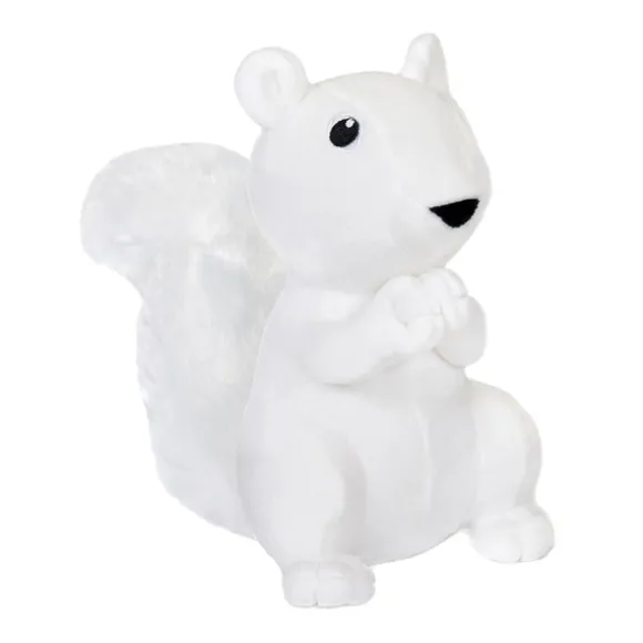 Pocket Huggables Squishy Plush White Squirrel by Fiesta