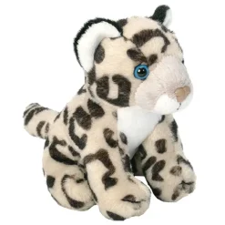 Pocketkins Eco-Friendly Small Plush Snow Leopard by Wild Republic