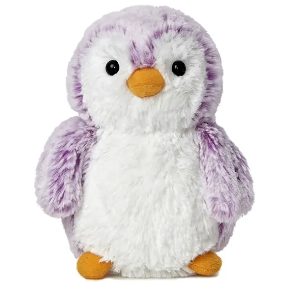 Pompom the Little Purple Baby Penguin Stuffed Animal by Aurora