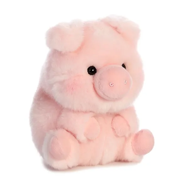 Prankster the Pig Stuffed Animal 5 Inch Rolly Pet by Aurora