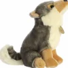 Realistic Sitting Stuffed Wolf Miyoni Plush by Aurora