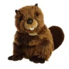 Realistic Stuffed Beaver 9 Inch Miyoni Plush by Aurora