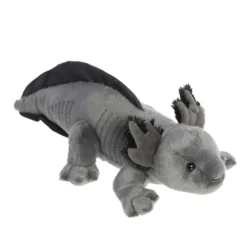 Realistic Stuffed Black Axolotl 14 Inch Miyoni Plush by Aurora