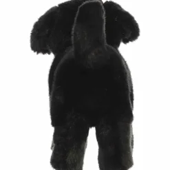 Realistic Stuffed Black Lab 10 Inch Miyoni Plush by Aurora