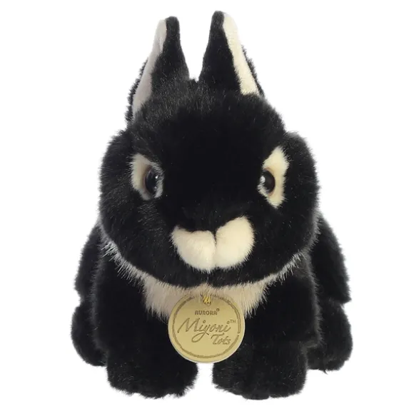 Realistic Stuffed Black Netherland Dwarf Bunny Miyoni Plush by Aurora