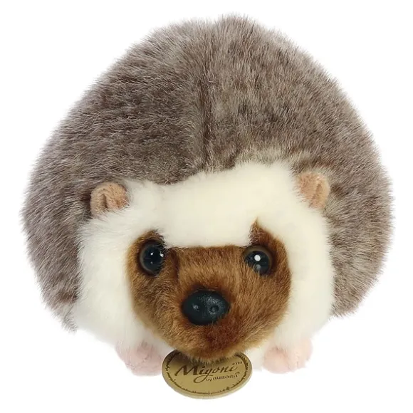 Realistic Stuffed Hedgehog 6.5 Inch Miyoni Plush by Aurora