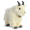 Realistic Stuffed Mountain Goat 10 Inch Miyoni Plush by Aurora